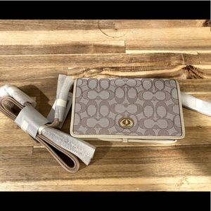 Hayden Foldover Crossbody Signature Jacquard